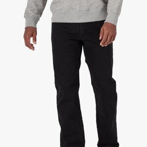 Wrangler Men's Classic Black Straight Jeans